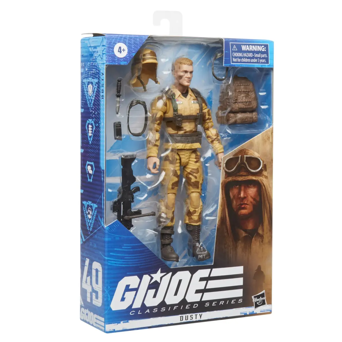 G.I. Joe Classified Series Dusty Action Figure 6-Inch Scale | Collectible Military Toy with Custom Art Packaging - view 4