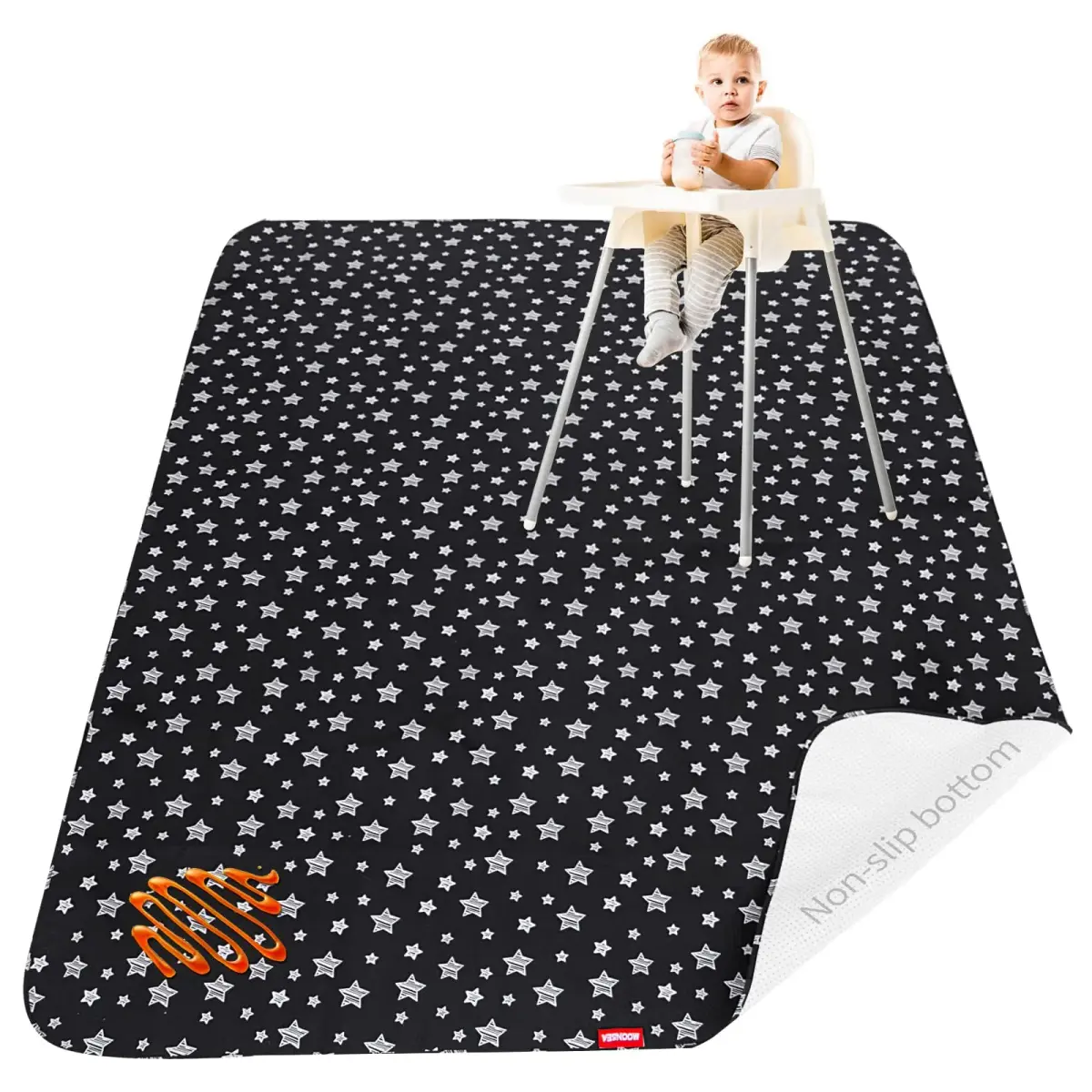 Moonsea Large Splat Mat Waterproof Floor Mat 54"x72" (137cm x 183cm) | Protects Floors & Tables from Messes - main product image