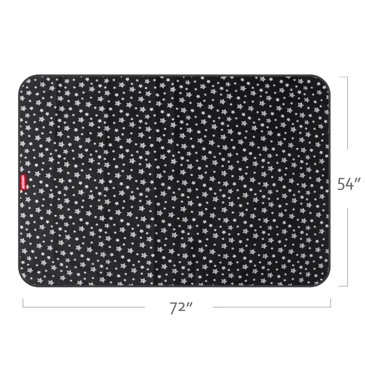 Moonsea Large Splat Mat Waterproof Floor Mat 54"x72" (137cm x 183cm) | Protects Floors & Tables from Messes - view 2