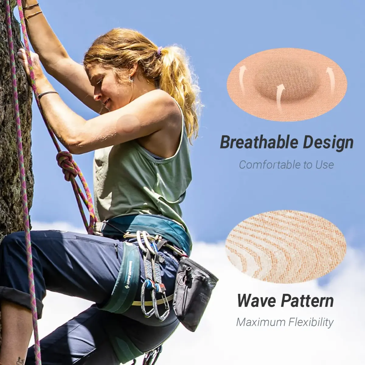 KOVOQ Freestyle Libre 2 & Plus Sensor Covers with Hardshell - 40 Patches + 2 Covers (Tan) | Waterproof & Hypoallergenic - view 6