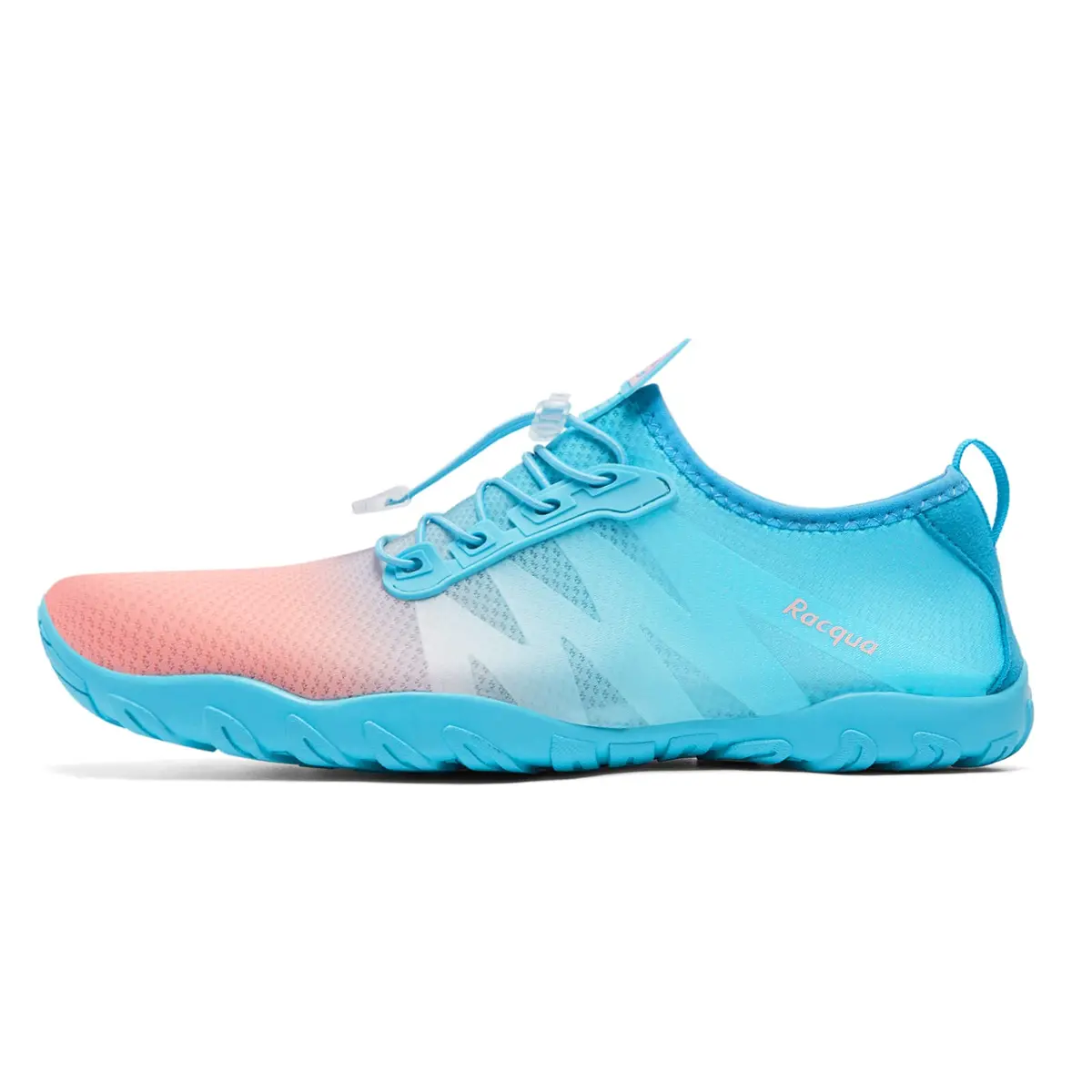 Racqua Water Swim Shoes for Women Gradient Pink/Blue 11 W/10 M | Quick Dry Breathable Aqua Shoes - view 5