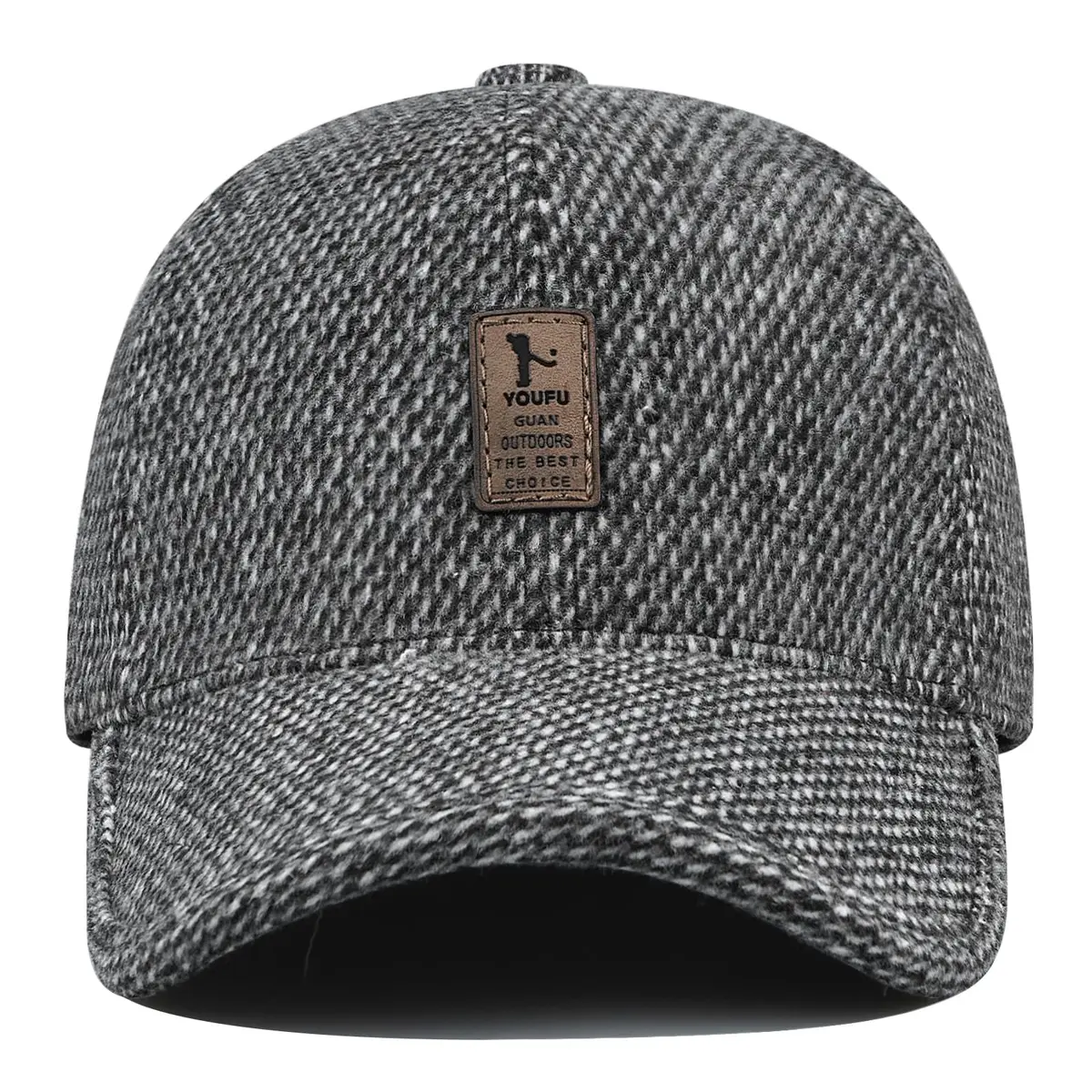 CLAPE Fitted Herringbone Tweed Baseball Cap for Women | Sun & Sun Protection (70-120 chars) - view 8
