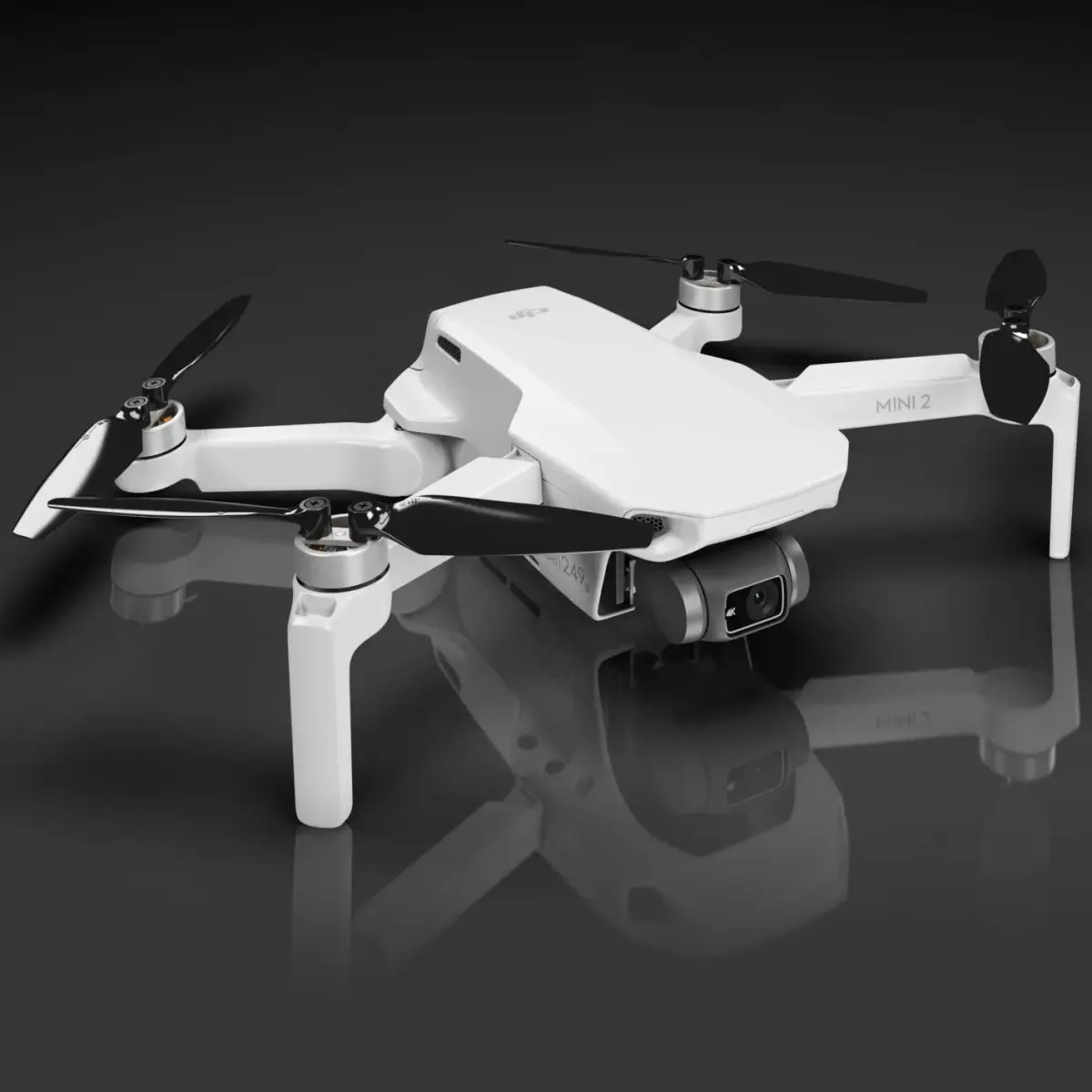 Master Airscrew Stealth Propellers for DJI Mini 2/SE/4K - Black, 4 Propellers (8 Blades) | Low-Noise Operation & Longer Flight Time - view 2