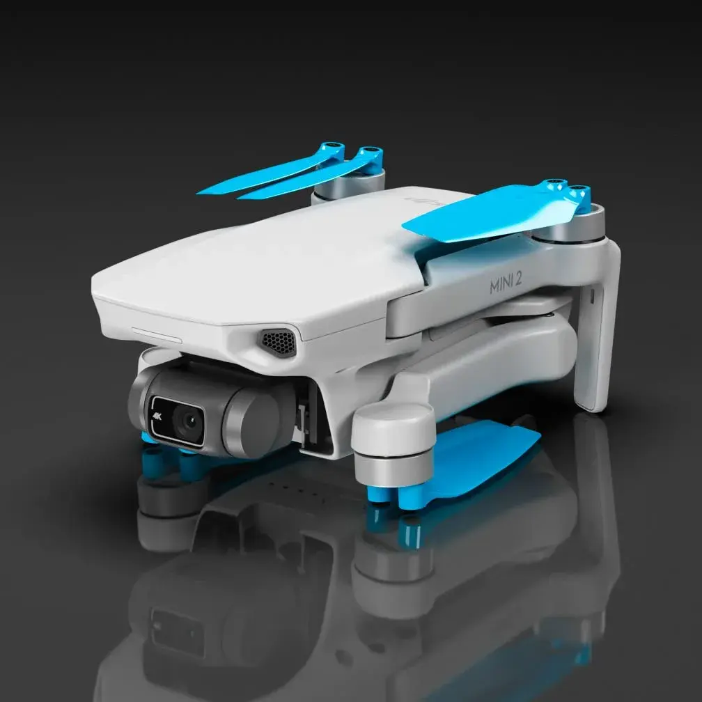 Master Airscrew Stealth Propellers for DJI Mini 2/SE/4K Blue | Quieter Flights & Longer Flight Time - view 6