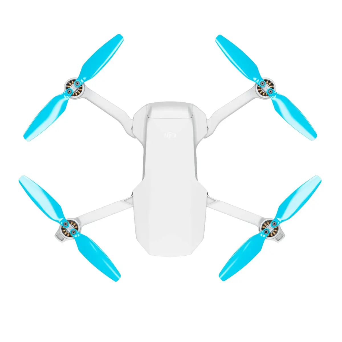 Master Airscrew Stealth Propellers for DJI Mini 2/SE/4K Blue | Quieter Flights & Longer Flight Time - view 7