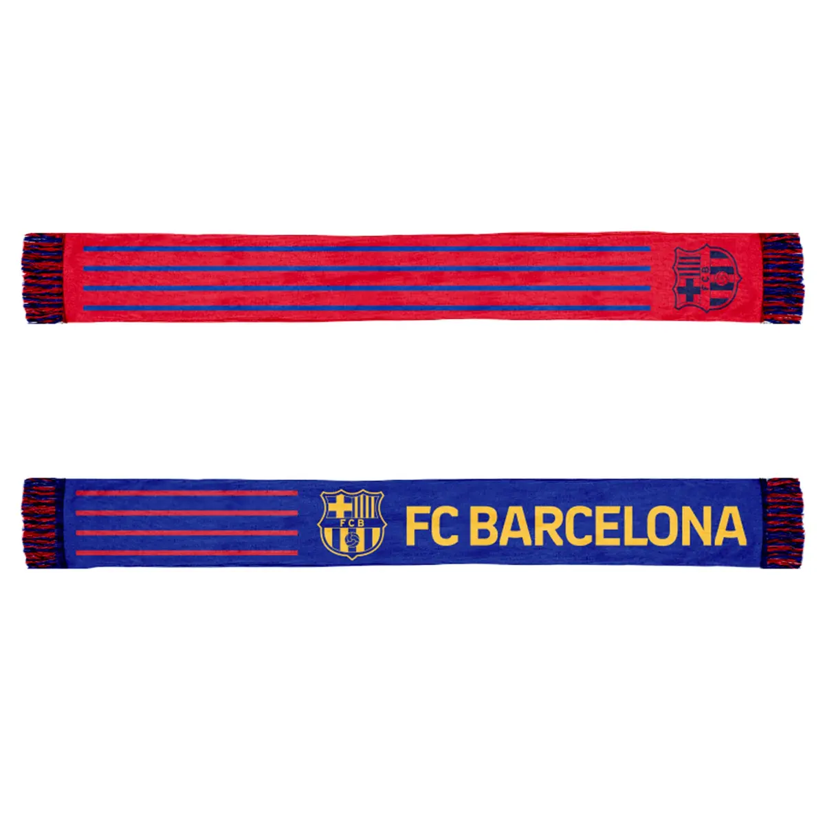 Icon Sports Officially Licensed FC Barcelona Soccer Scarf - FCB22SC Navy | Unisex Supporter Accessory - view 2