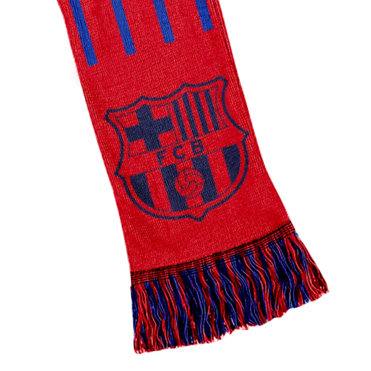 Icon Sports Officially Licensed FC Barcelona Soccer Scarf - FCB22SC Navy | Unisex Supporter Accessory - view 3