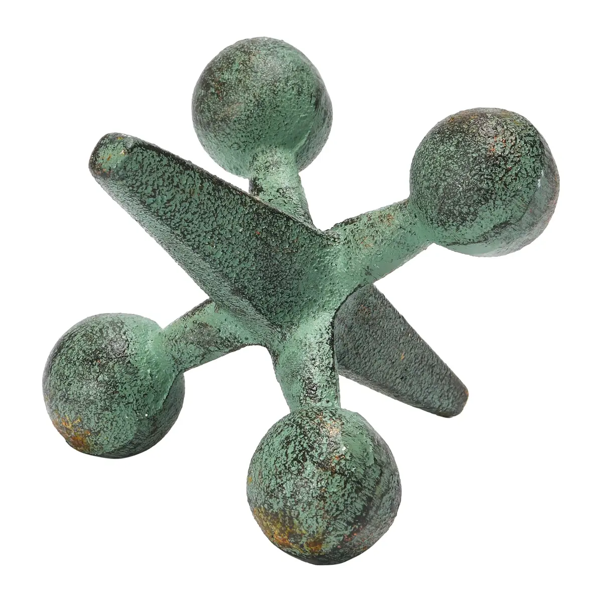 Creative Co-Op Cast Iron Jack Accent Sculpture 1.14 kg (2.53 lb) | Rustic Patina Finish - main product image