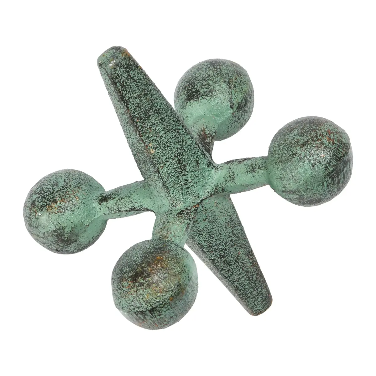 Creative Co-Op Cast Iron Jack Accent Sculpture 1.14 kg (2.53 lb) | Rustic Patina Finish - view 5