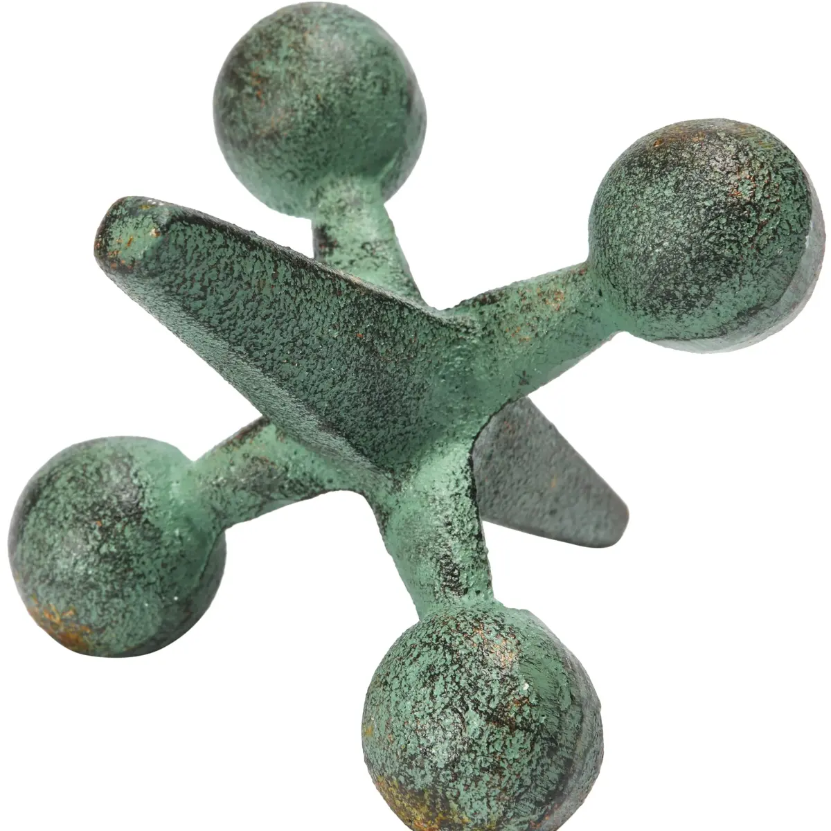 Creative Co-Op Cast Iron Jack Accent Sculpture 1.14 kg (2.53 lb) | Rustic Patina Finish - view 4