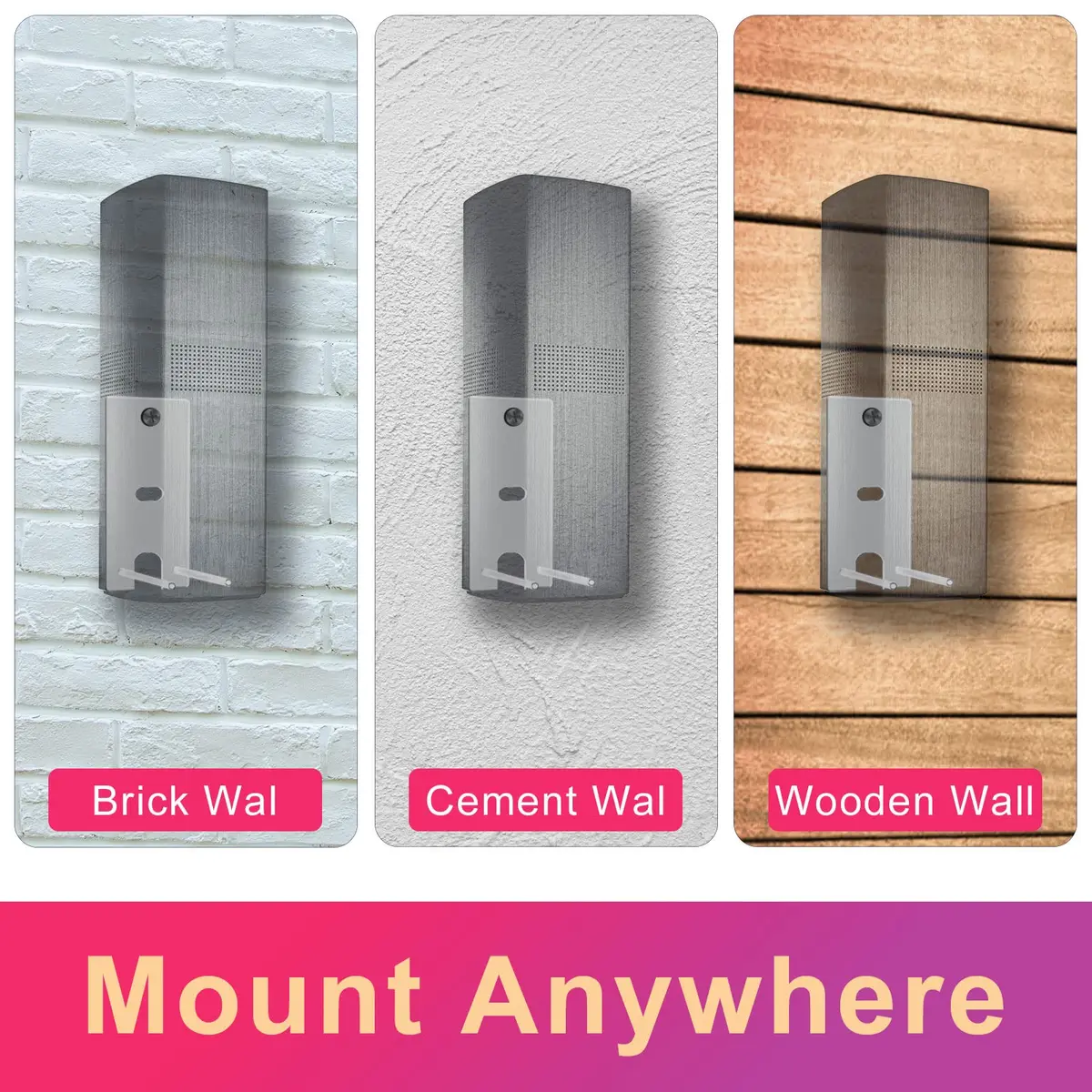 Dinghosen White Wall Brackets for Bose Surround Speakers 700 & Lifestyle 650 System | Pair of Speaker Mounts - view 4