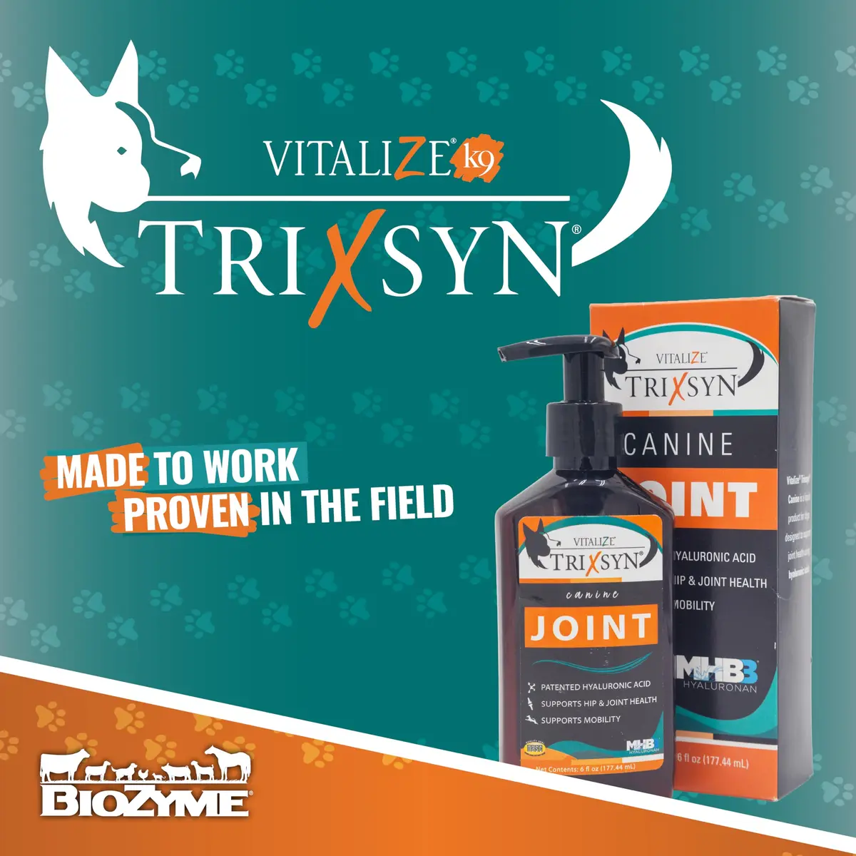 TRIXSYN Canine Hyaluronic Acid Liquid Support 18oz | Supports Hip & Joint Mobility - view 5