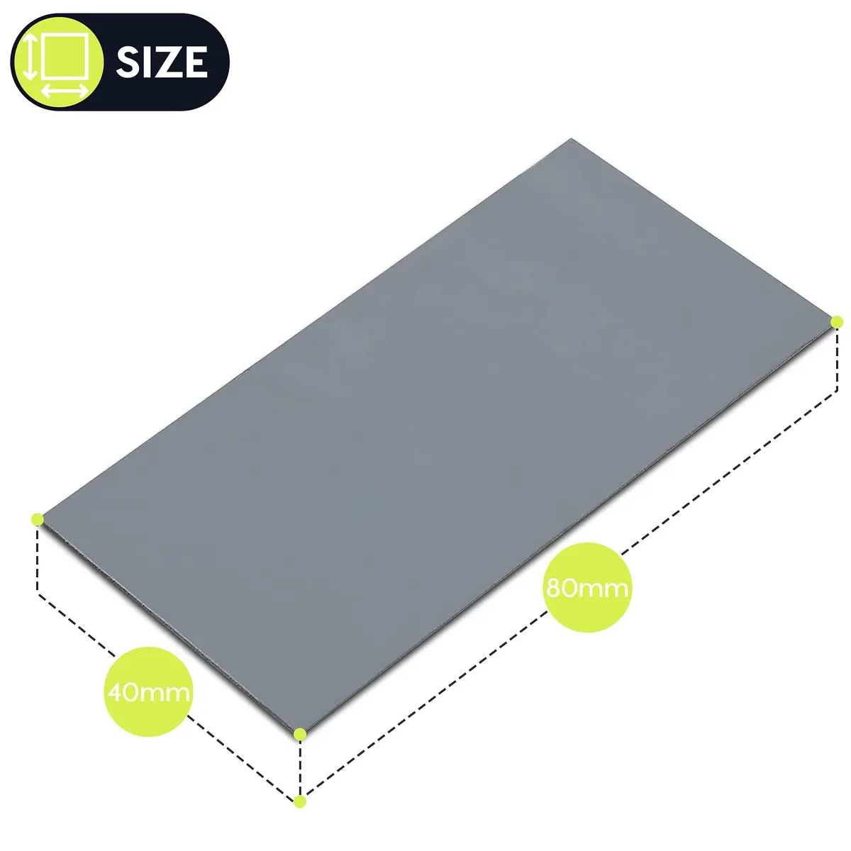 Gelid Solutions GP-Extreme 12W/mK Thermal Pad 80x40x1.5mm (2-Pack) | High Conductivity for GPUs, Laptops, Consoles - view 3