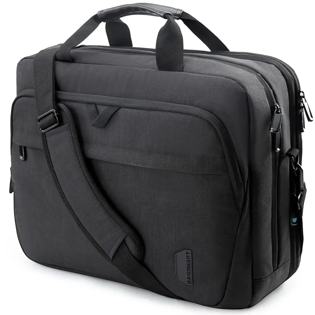 BAGSMART Expandable Laptop Briefcase for 18.4 Inch Laptops | Water-Resistant Business Travel Bag - main product image