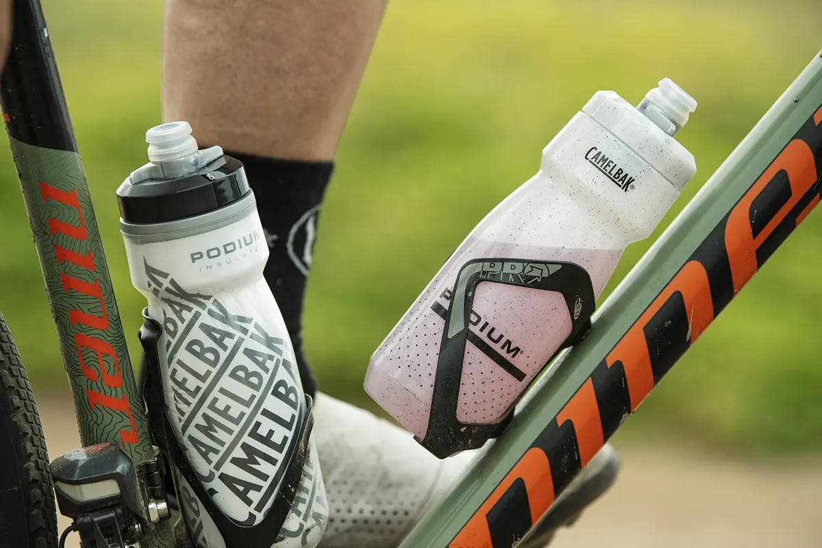 CamelBak Podium Chill 24 oz Water Bottle | Insulated, Leak-Proof, Purple for Cycling & Outdoors - view 3