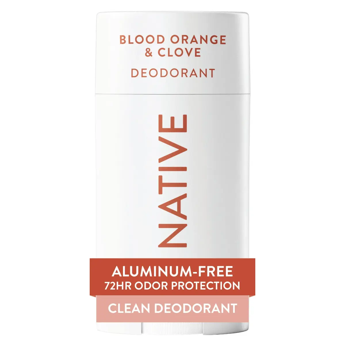 Native Aluminum-Free Deodorant, Blood Orange & Clove 75g (2.65 oz) | 72-Hour Odor Control with Shea Butter & Coconut Oil - main product image