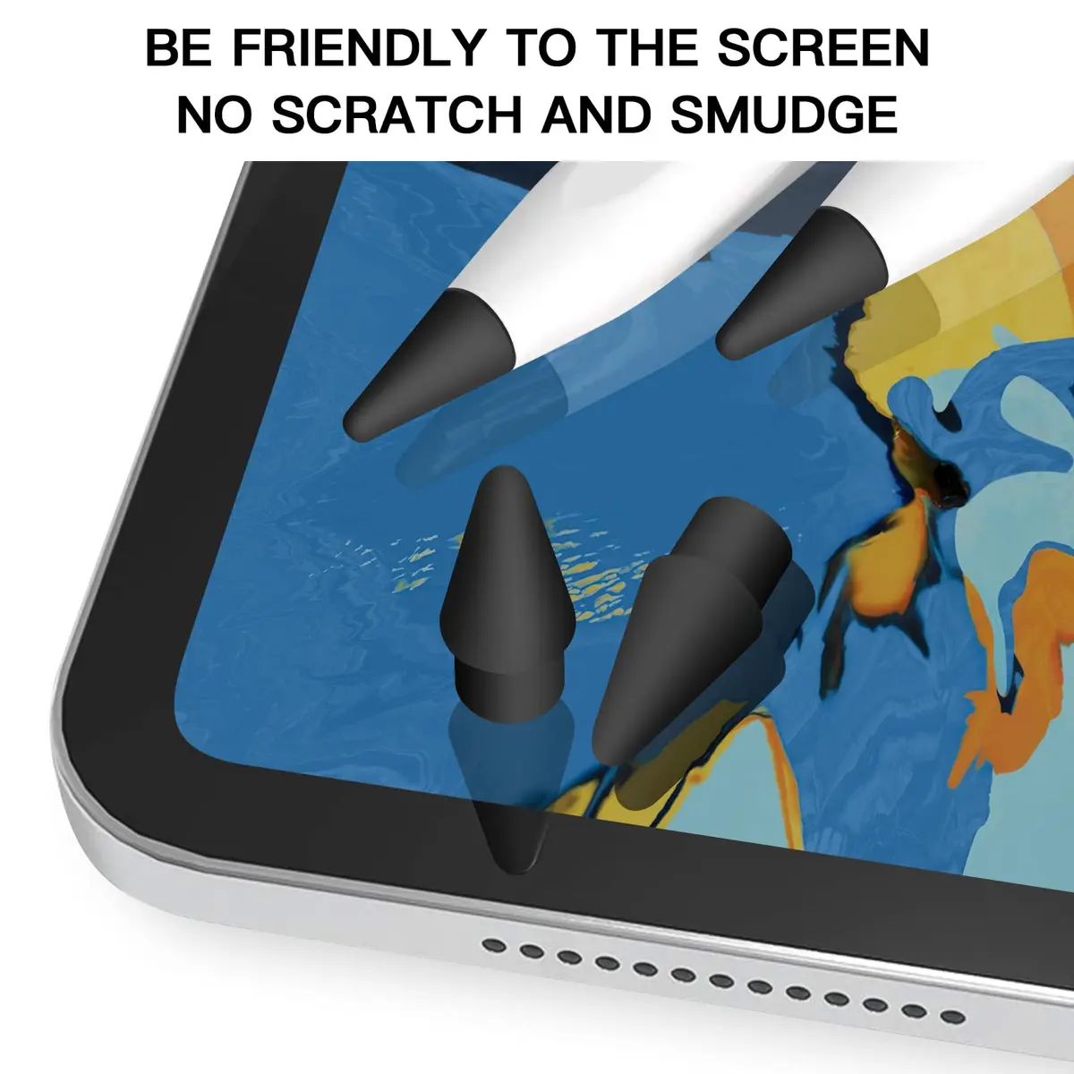 MEKO Replacement Tips for Apple Pencil 1st Gen & 2nd Gen | Durable Silicone, Sensitive Control (70-120 chars) - view 7