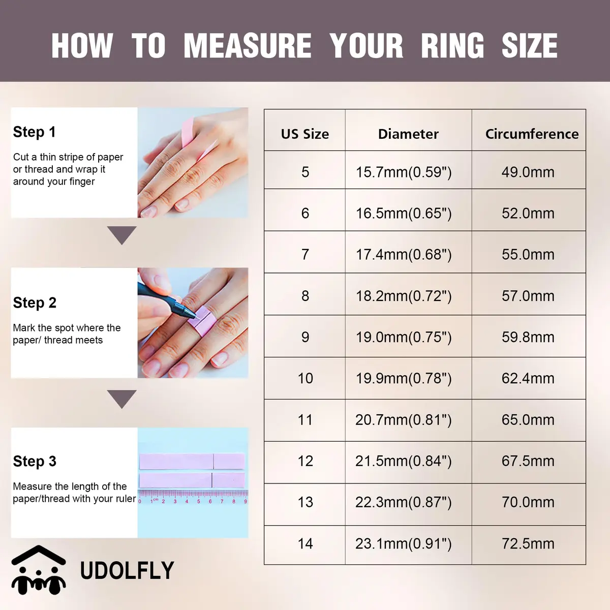 Udolfly Men's Fidget Rings Anxiety Spinner Ring Black Silver 12 | Stress Relief, Durable Titanium Steel - view 7