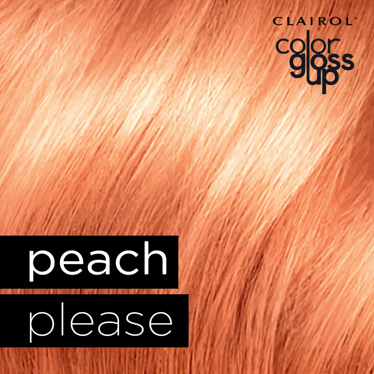 Clairol Color Gloss Up Temporary Hair Dye, Peach Please Hair Color 126ml (4.3 Fl Oz) | Vibrant Tones & Shine - view 6
