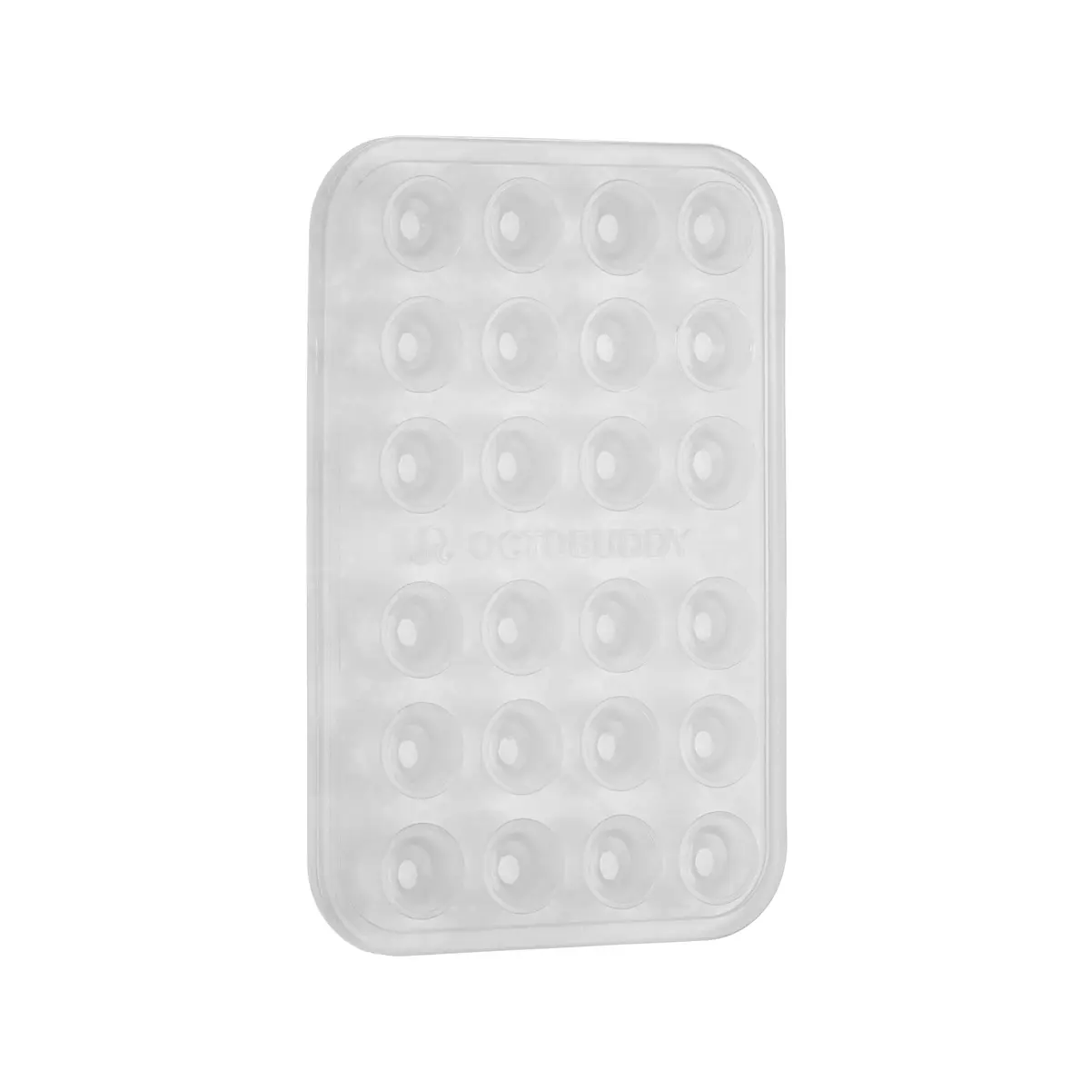 OCTOBUDDY Classic - Silicone Suction Phone Case Adhesive Mount, Transparent | Hands-Free, Waterproof, 24 Suction Cups for Stable Hold - main product image