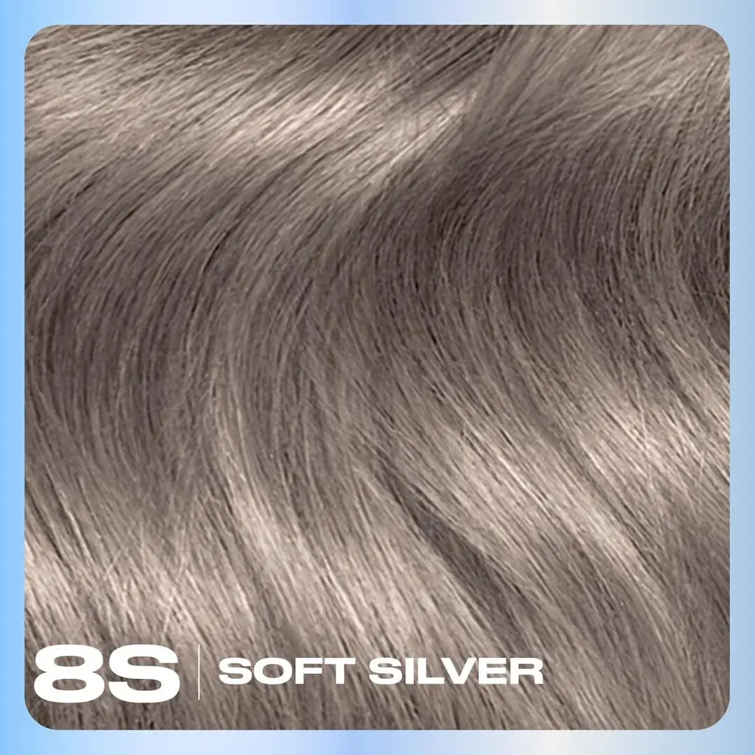 Clairol Nice'n Easy Permanent Hair Dye 8S Soft Silver | 6.26 Fl Oz Single Pack - view 3