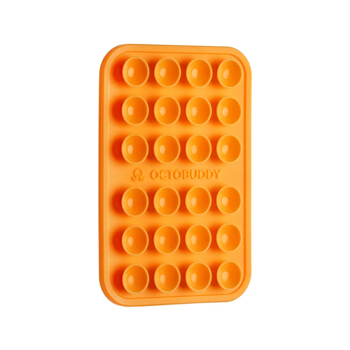 OCTOBUDDY Classic Silicone Suction Phone Case Adhesive Mount, Marigold | 24 Suction Cups for Stable Hands-Free Content - main product image