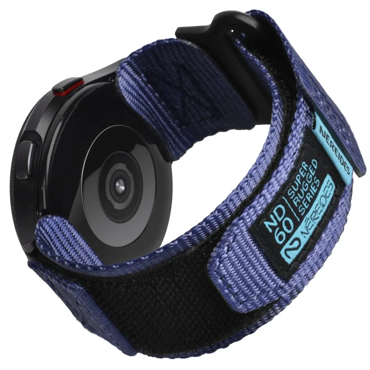 Nereides Purple Nylon Watch Band for Samsung Galaxy Watch 7/6/5/4 40mm 44mm, 20mm Adjustable Sports Strap - main product image