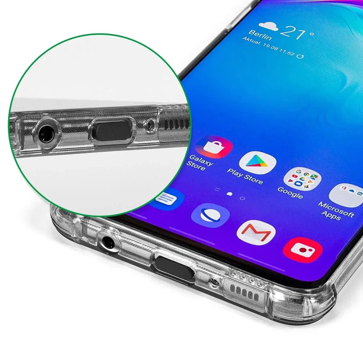 CaseBuy Black 20 Pack USB C Anti Dust Plugs | Protects Ports from Dust, Sand, and Lint - view 5