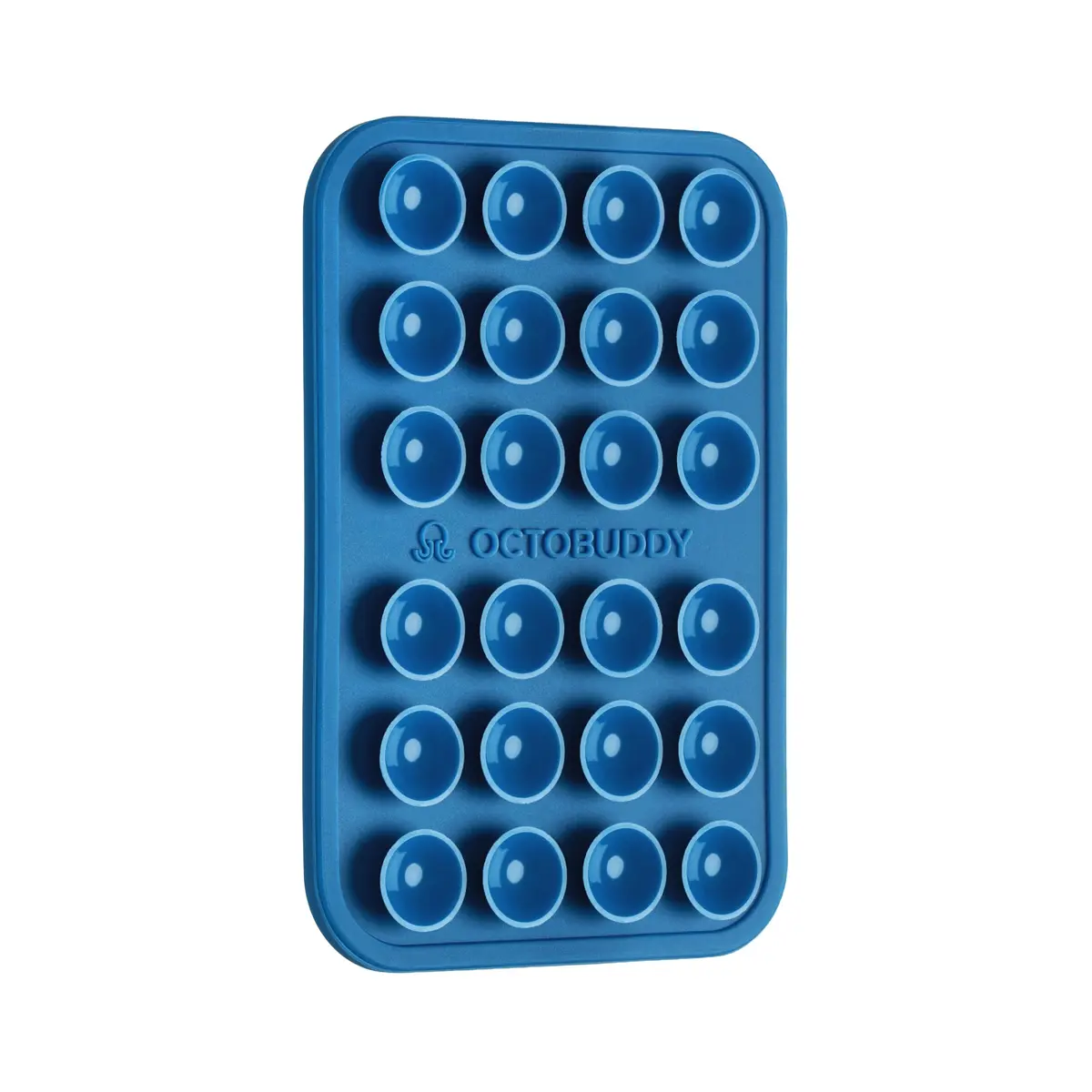 OCTOBUDDY Silicone Suction Phone Mount Blue Ashes | Hands-Free, Strong Grip for Content Creators - main product image