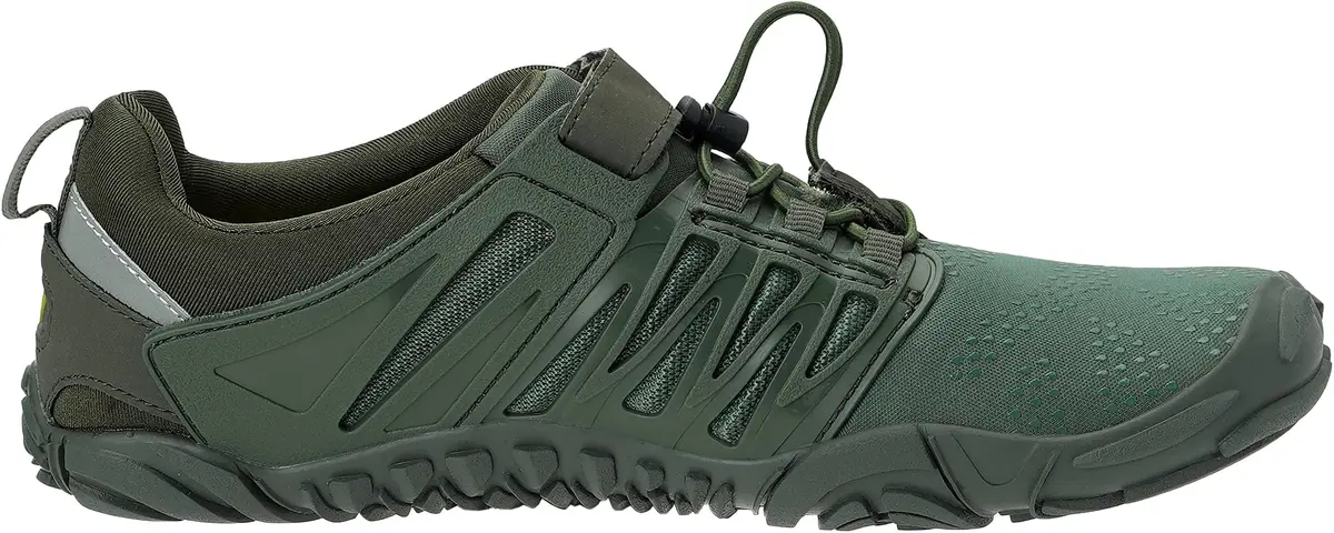 WHITIN Women's Minimalist Barefoot Trail Running Shoes Green 8.5 | Zero Drop, Wide Toe Box, Slip-Resistant - view 4