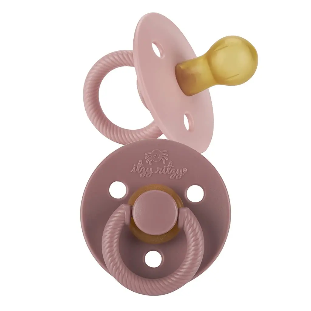 Itzy Ritzy Natural Rubber Pacifiers for 0–6 Mos | BPA-Free, Chic & Soothing - main product image