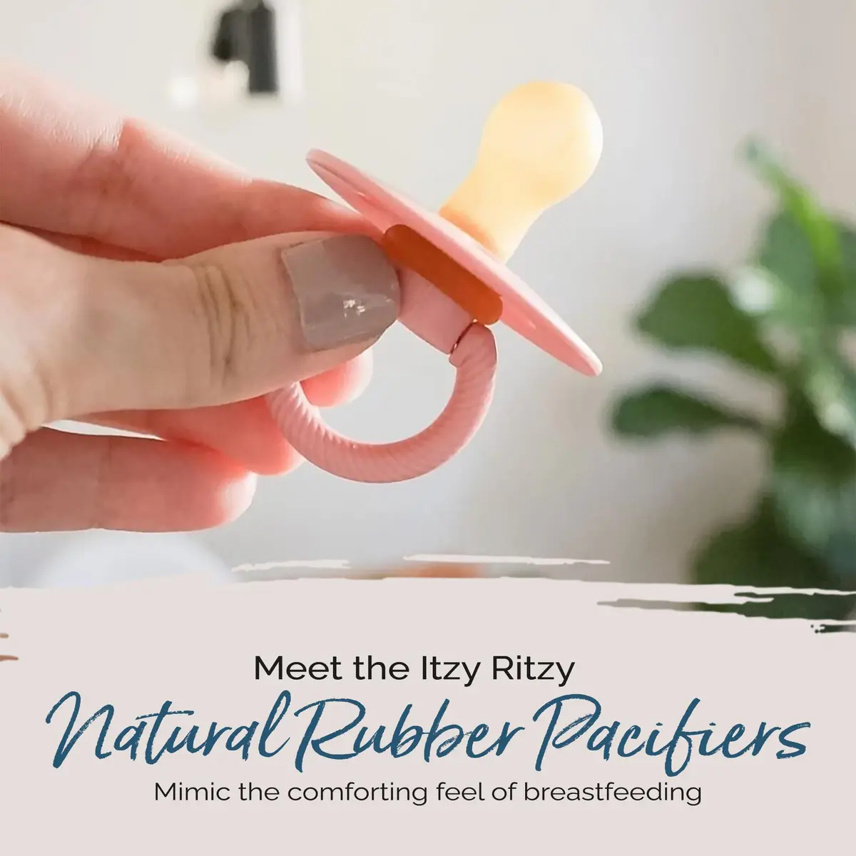 Itzy Ritzy Natural Rubber Pacifiers for 0–6 Mos | BPA-Free, Chic & Soothing - view 5