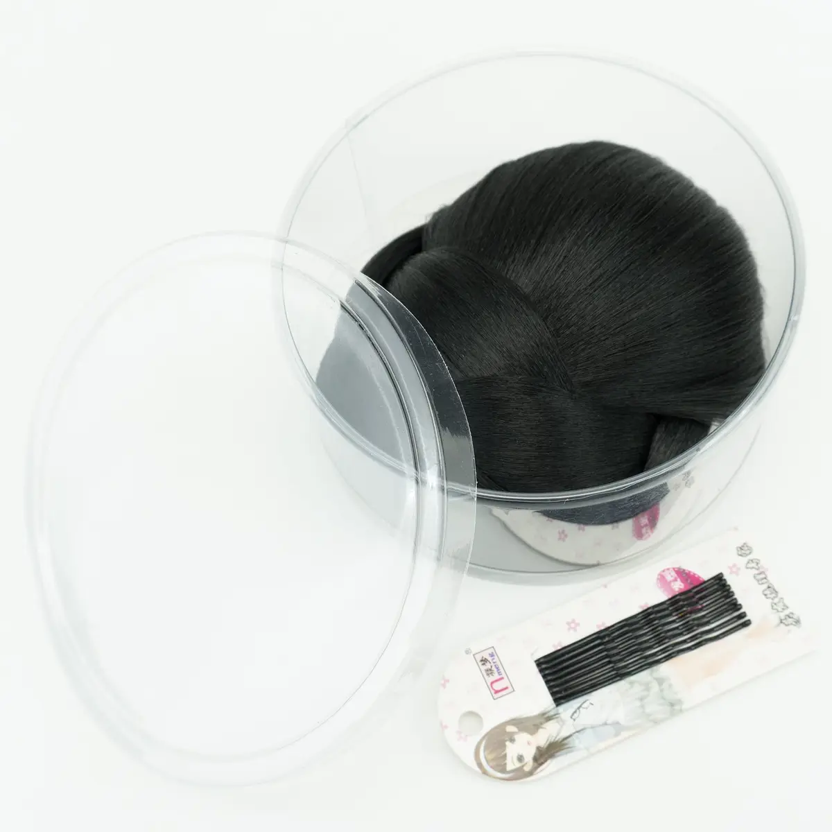 IMISSU Braided Chignon Dancer Hair Cover Donut Hair Pieces 13cm x 10cm | Heat-Resistant Synthetic Fiber - view 5