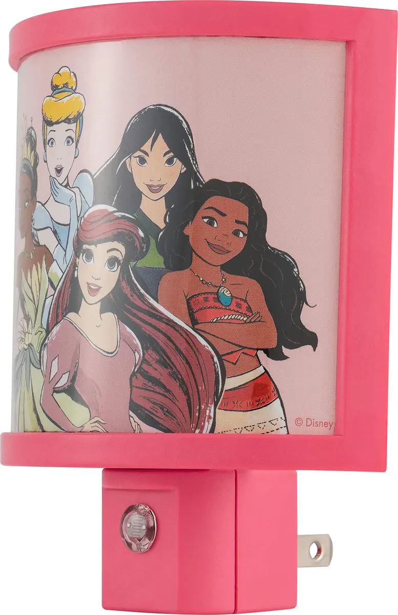 Disney Night Light LED Princess Wrap Shade Plug-in Dusk to Dawn | Safe, Energy-Efficient, UL-Certified for Nursery & Bathroom - view 2