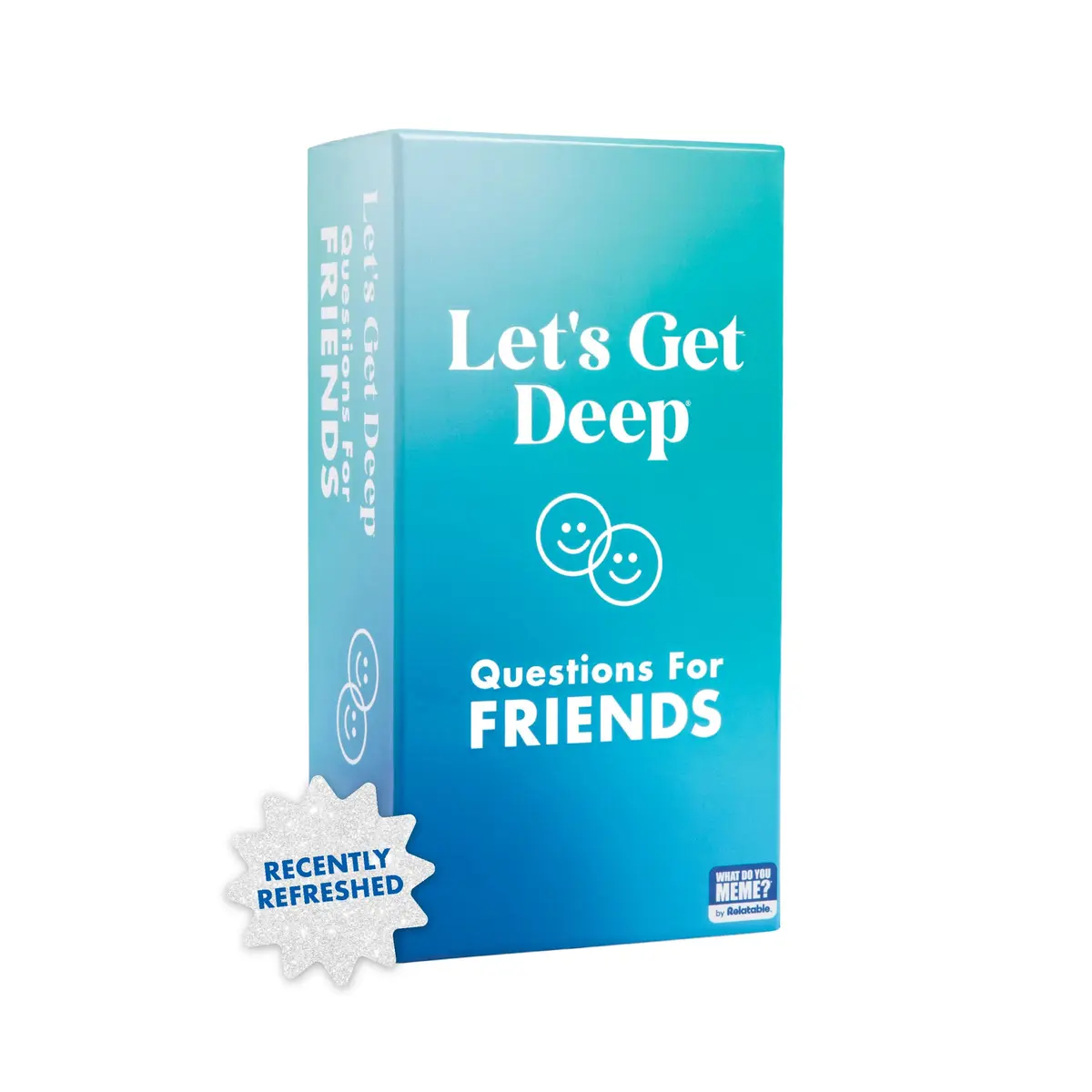 WHAT DO YOU MEME? Let's Get Deep: Friends Edition | Adult Group Card Game for Social Night (4.5 x 2.5 x 8.5 inches) - main product image