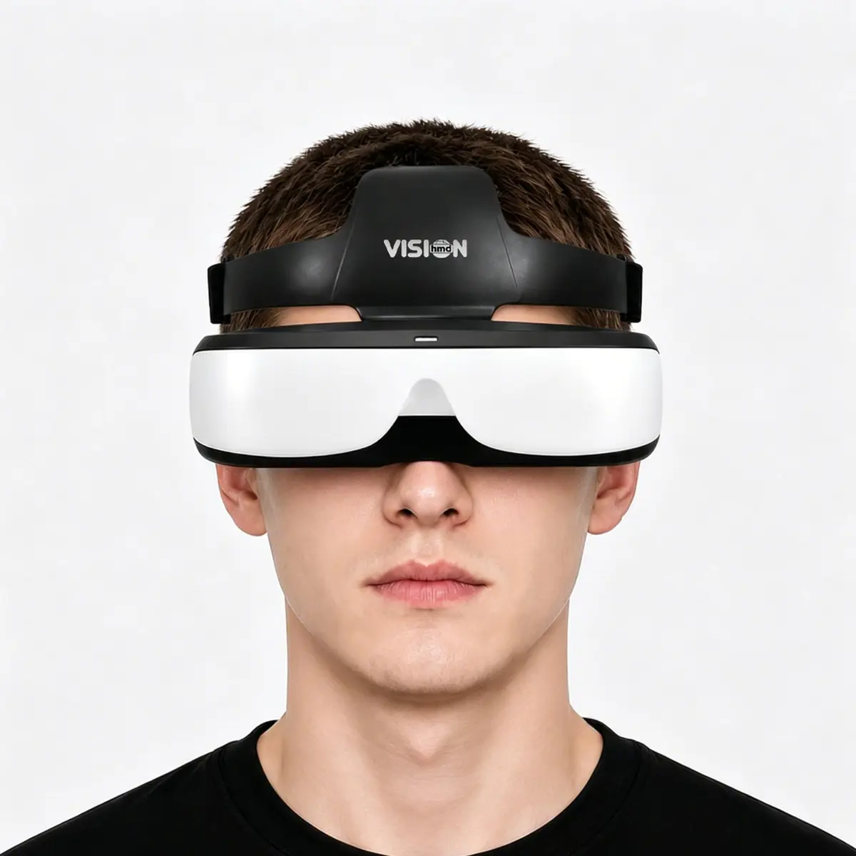 VISIONHMD Bigeyes H1 Video Glasses 2D & 3D | HDMI Input, Adjustable Lenses, Lightweight Personal Theater - main product image