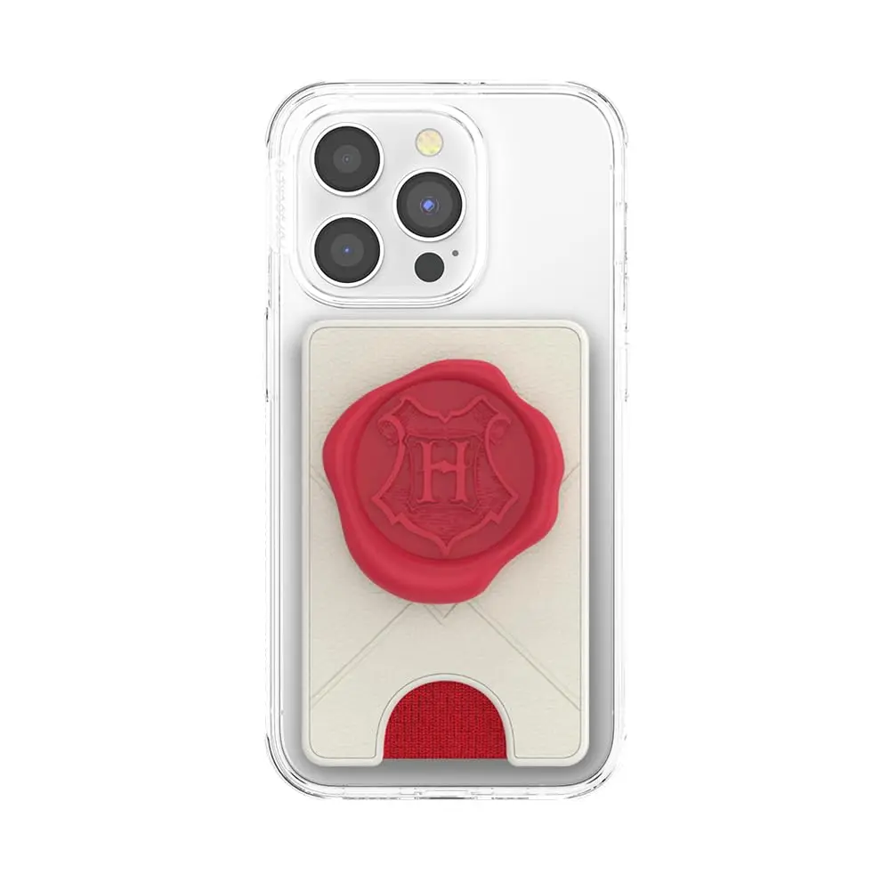 PopSockets Adhesive Phone Wallet with Grip- Hogwarts Letter | Slim, Secure, Harry Potter Design - view 4