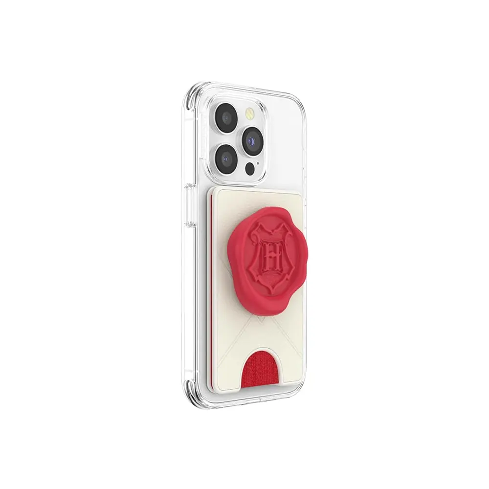 PopSockets Adhesive Phone Wallet with Grip- Hogwarts Letter | Slim, Secure, Harry Potter Design - view 2