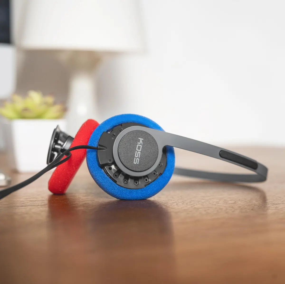 Koss KPH40 Utility On-Ear Headphones, Stealth Grey | Retro Open-Back Design, Audiophile Sound - view 9