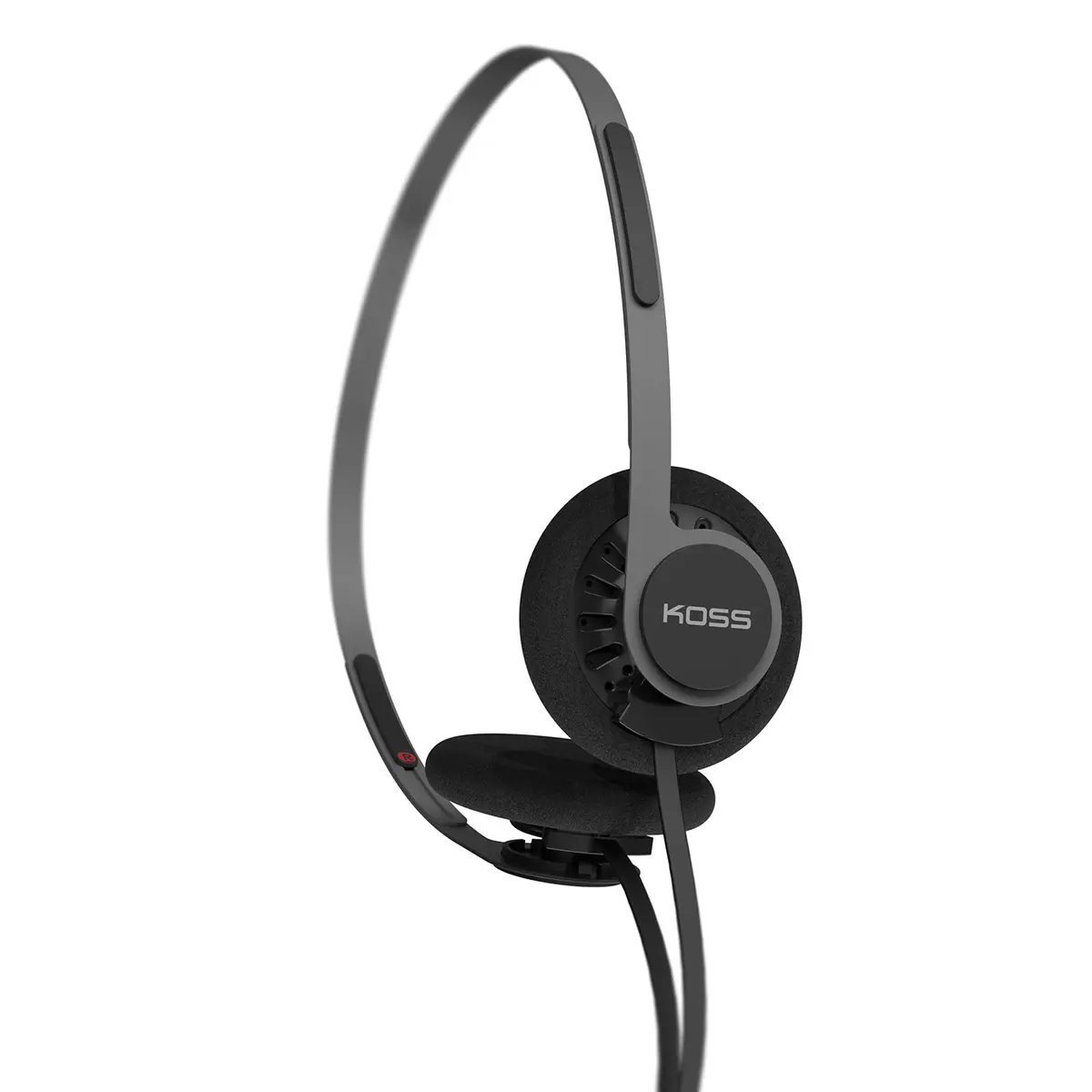 Koss KPH40 Utility On-Ear Headphones, Stealth Grey | Retro Open-Back Design, Audiophile Sound - view 2