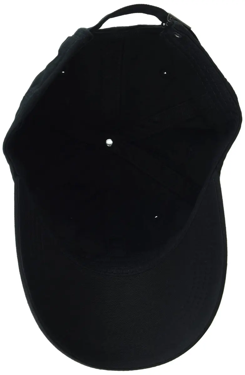 Tommy Hilfiger Men's Logo Dad Baseball Cap - Black, One Size | 100% Cotton Adjustable Fit - view 2