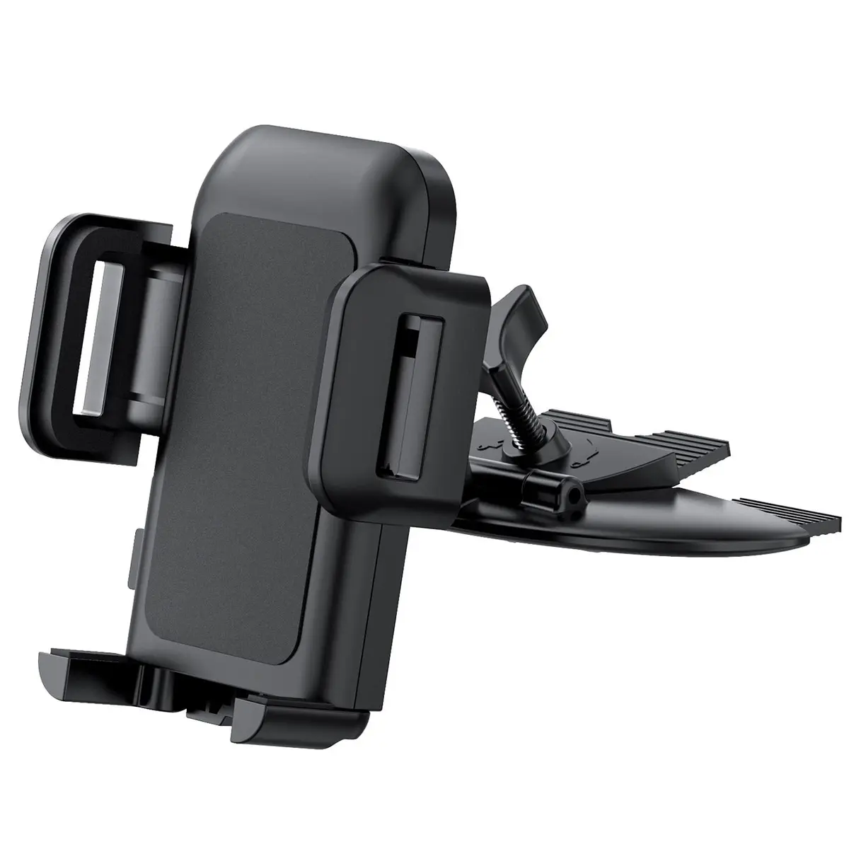VSSMSSA Cell Phone Holder for Car CD Slot | 360° Swivel, One Button Release, Compatible with iPhone 17-12 & Galaxy S25-S10 (2.76 in) - main product image
