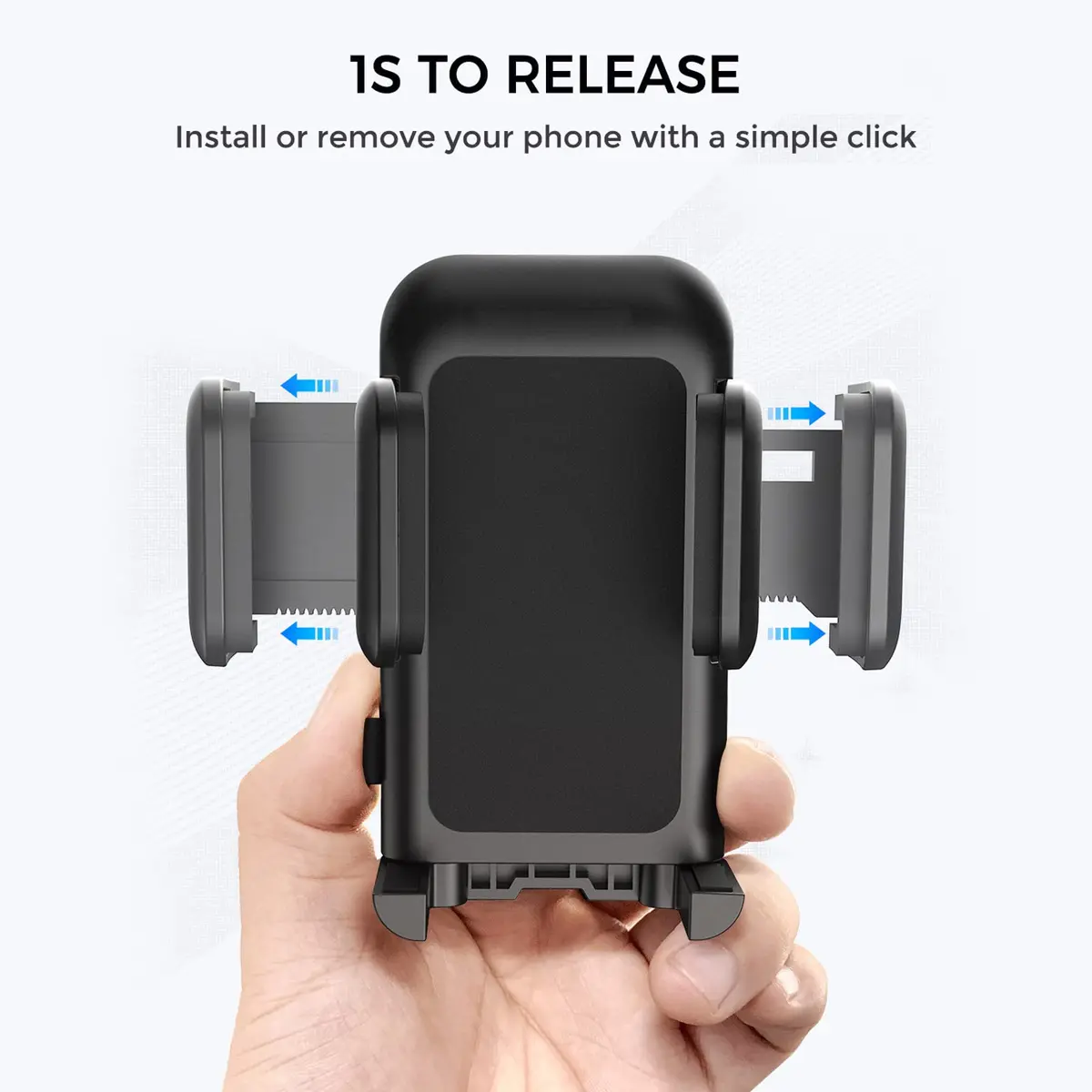 VSSMSSA Cell Phone Holder for Car CD Slot | 360° Swivel, One Button Release, Compatible with iPhone 17-12 & Galaxy S25-S10 (2.76 in) - view 3