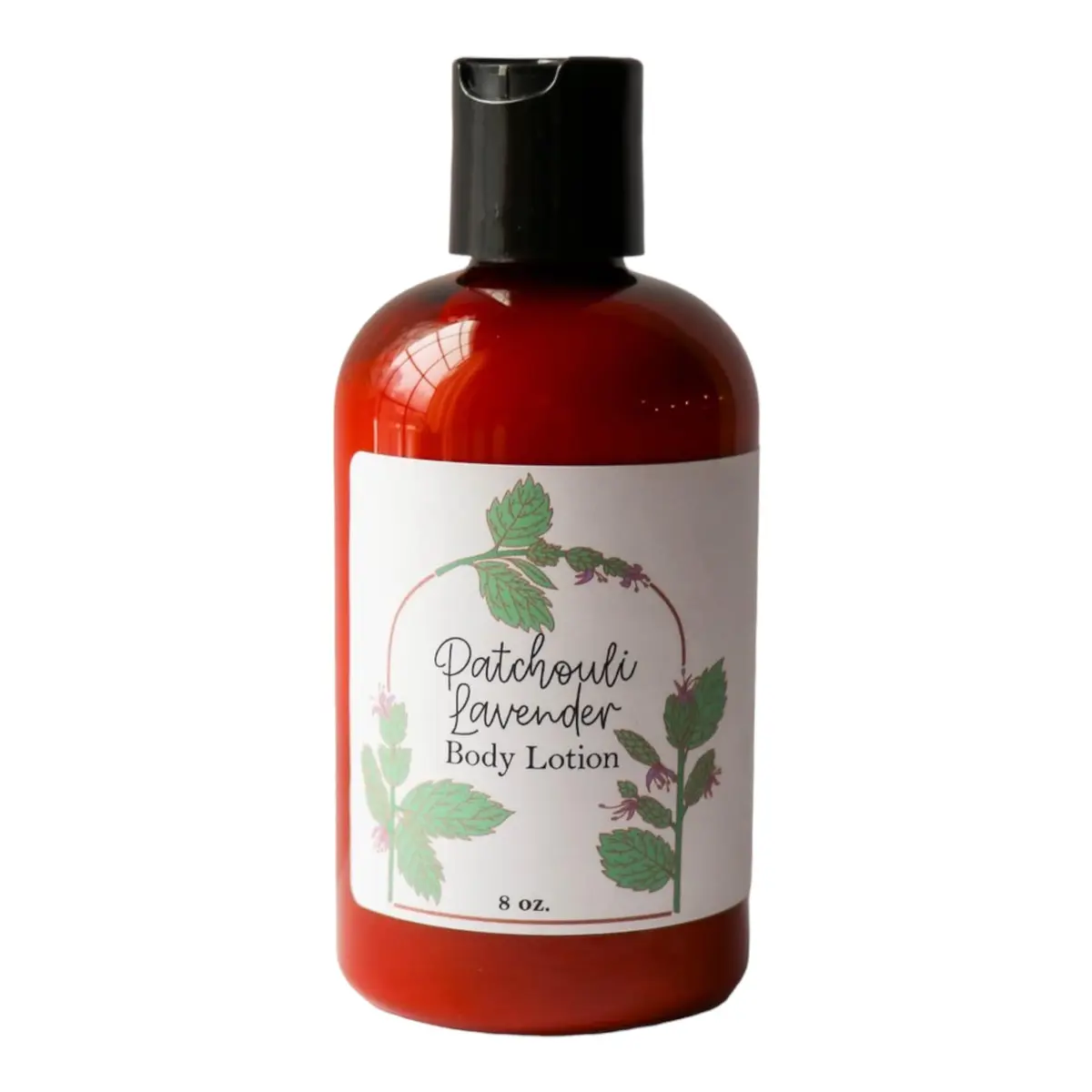 Patchouli Lavender Lotion | Moisturizing Aloe Lotion with Patchouli & Lavender (8 Fl Oz) - main product image