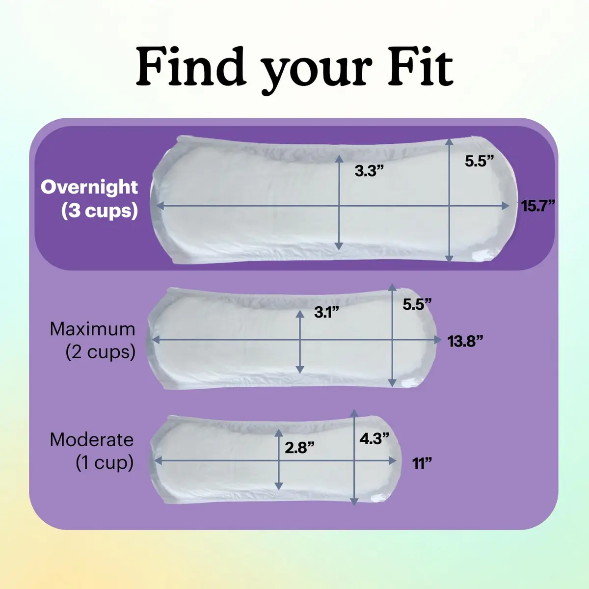 Because Incontinence Pads for Women - Extra Heavy Absorbency | 20 Count Nighttime Leak-Free Liners - view 7
