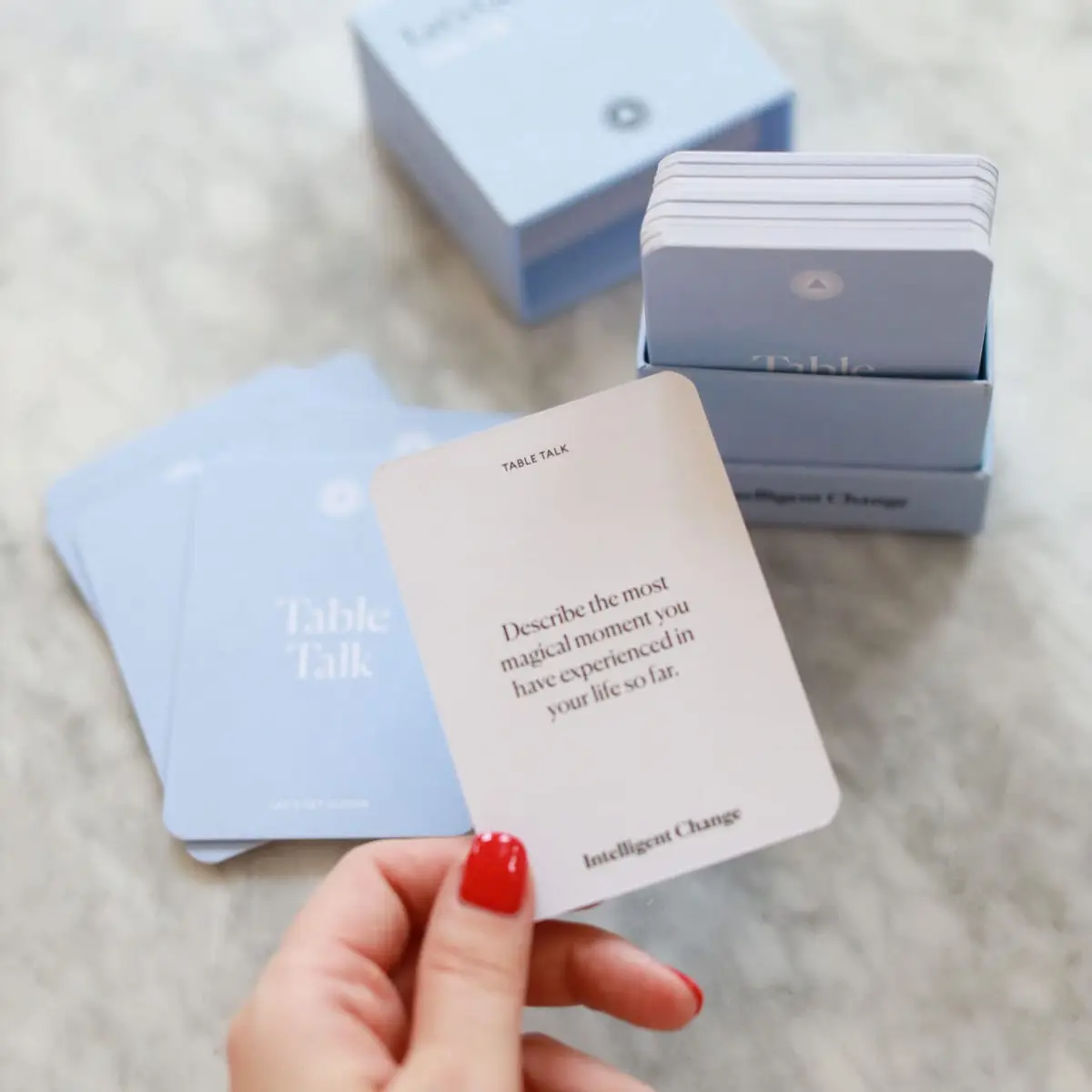 Intelligent Change Get Closer: Table Talk Conversation Cards | 52 Questions for Dinner & Family - view 6