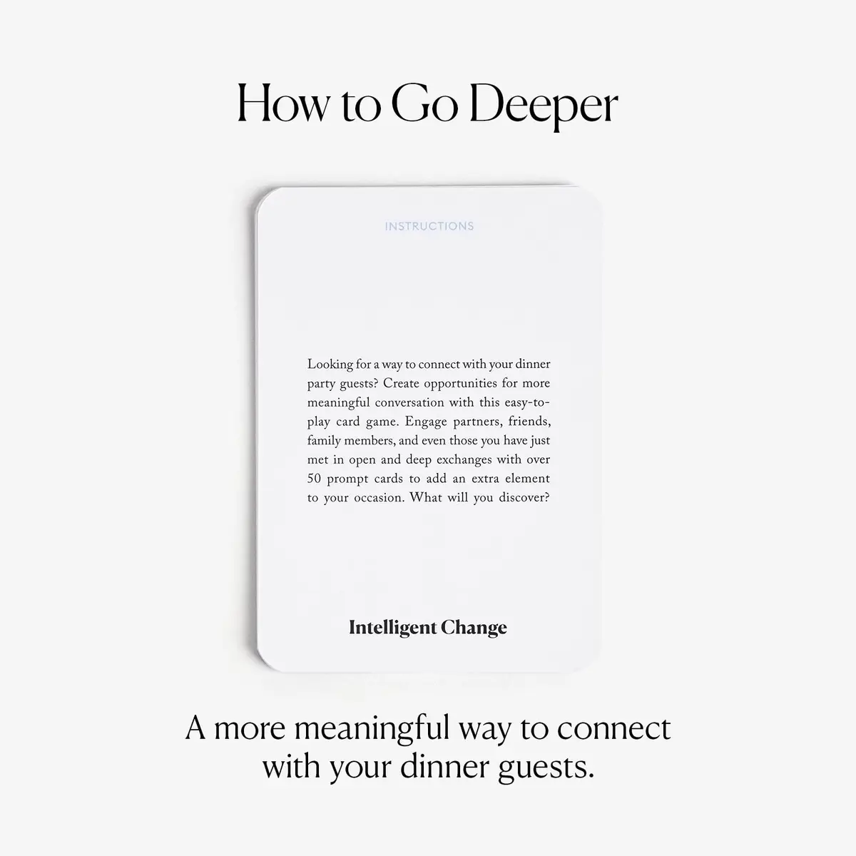 Intelligent Change Get Closer: Table Talk Conversation Cards | 52 Questions for Dinner & Family - view 8