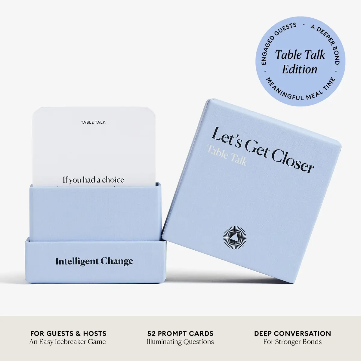 Intelligent Change Get Closer: Table Talk Conversation Cards | 52 Questions for Dinner & Family - view 3