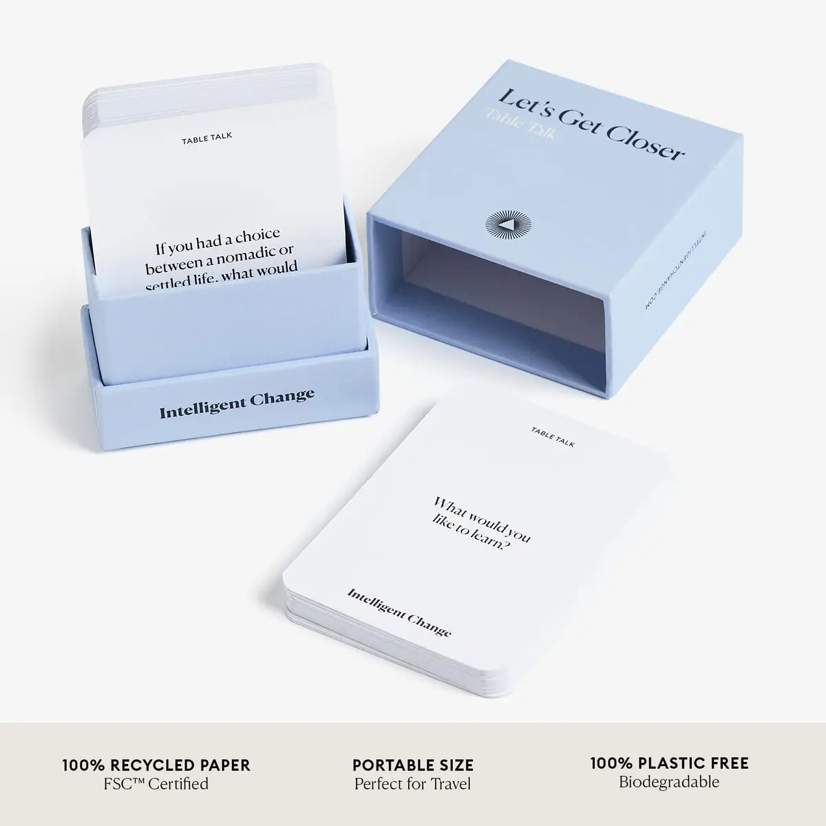 Intelligent Change Get Closer: Table Talk Conversation Cards | 52 Questions for Dinner & Family - view 4