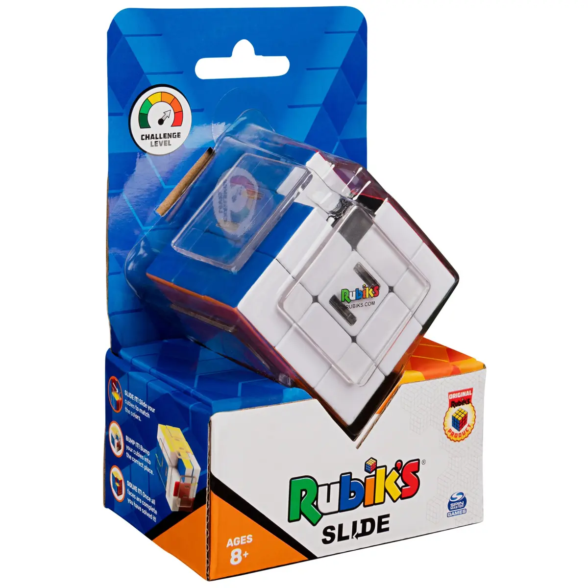 Rubik's Slide Advanced 3x3 Cube 1 Unit | Problem-Solving Brain Teaser for Ages 8+ - view 8